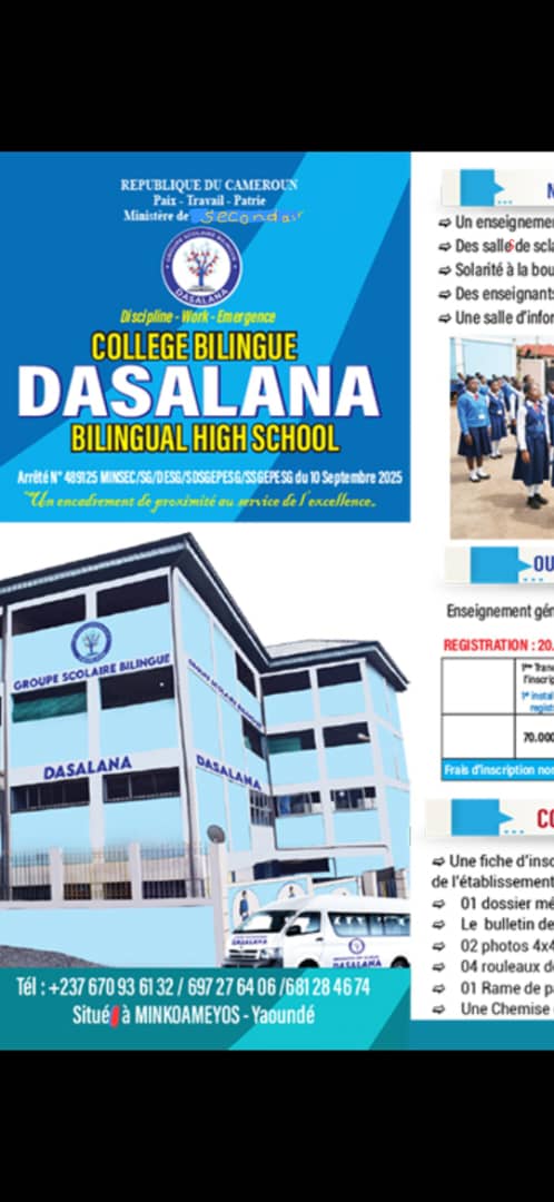 DASALANA: YOUR CHILD'S BRIGHT FUTURE STARTS HERE. 1